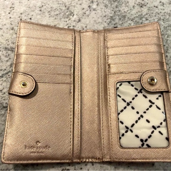 Rose gold Kate Spade wallet - Picture 3 of 5